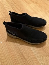 MENS DKNY BLACK SLIP-ON SNEAKERS SHOES SIZE 8