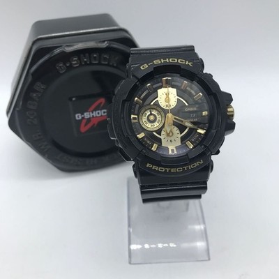 CASIO G SHOCK G Shock Garish Gold Series wristwatch GAC 100BR analog working wit