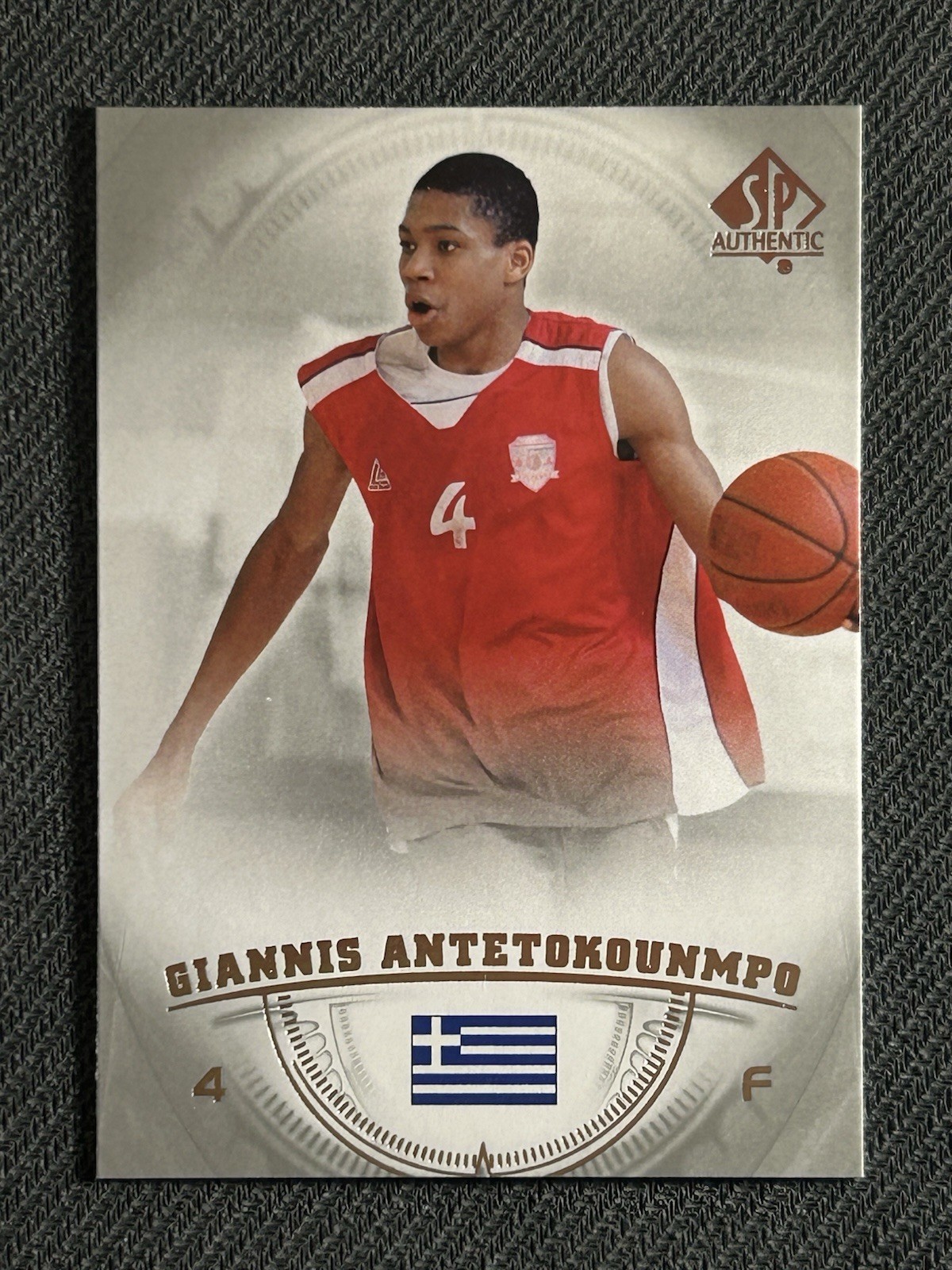 2013-14 Upper Deck SPA Sp Authentic Giannis Antetokounmpo Rookie #36 RC Bucks