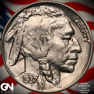 1937 P Buffalo Nickel B0408