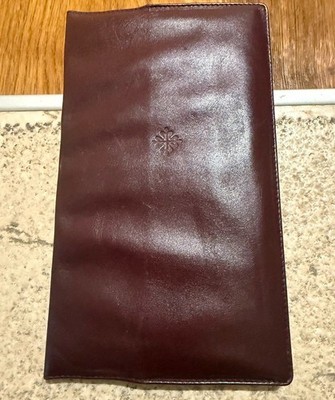 Patek Philippe Leder Reisepassetui Geldbörse 80er Jahre