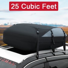 25 Cubic Feet Car Rooftop Cargo Carrier Roof Bag 1000D Oxford Waterproof Bag