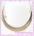 Brighton Neptune's Rings Two-Tone Crystal Collar Necklace