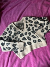 Victorias Secret PINK Leopard Print Sweater