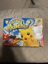 Hey You Pikachu N64 Nintendo 64 Complete CIB Tested Working Damaged Box