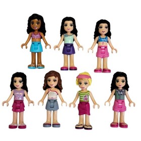 LEGO Friends Lot 3934 41090 Sets 7 Minidolls Pets Daily Life Accessories 201