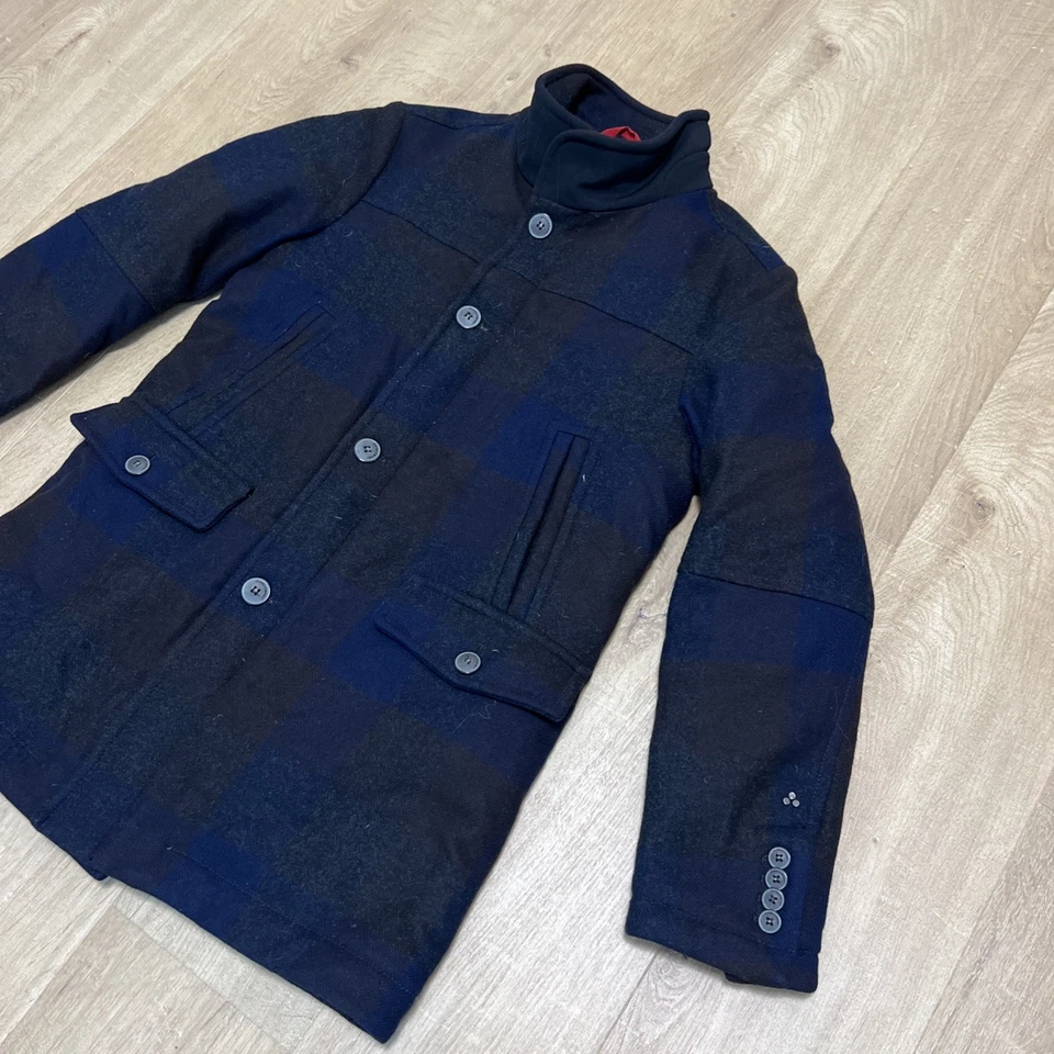 PEUTEREY Down Wool Men's Coat Puffer Jacket Multicolored size Medium - Image 2 of 4