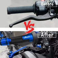 CNC Aluminum Motorcycle Bar End Caps – Anti-Vibration Slider Grips