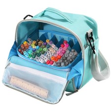 Storage Tote Bag For Marker Pens Coloring Pencils Art Supplies Light Green