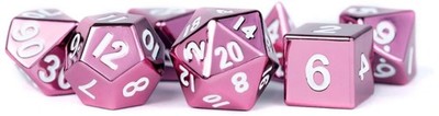 FanRoll by Metallic Dice Games 16mm Metal Polyhedral DND Dice Set: P (US IMPORT)
