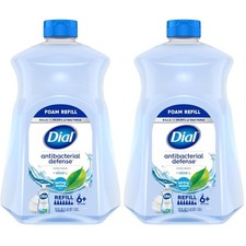 Dial Antibacterial Foaming Hand Soap Refill, Spring Water, 52 Fl Oz (Pack of 2) 0.57 per fl oz