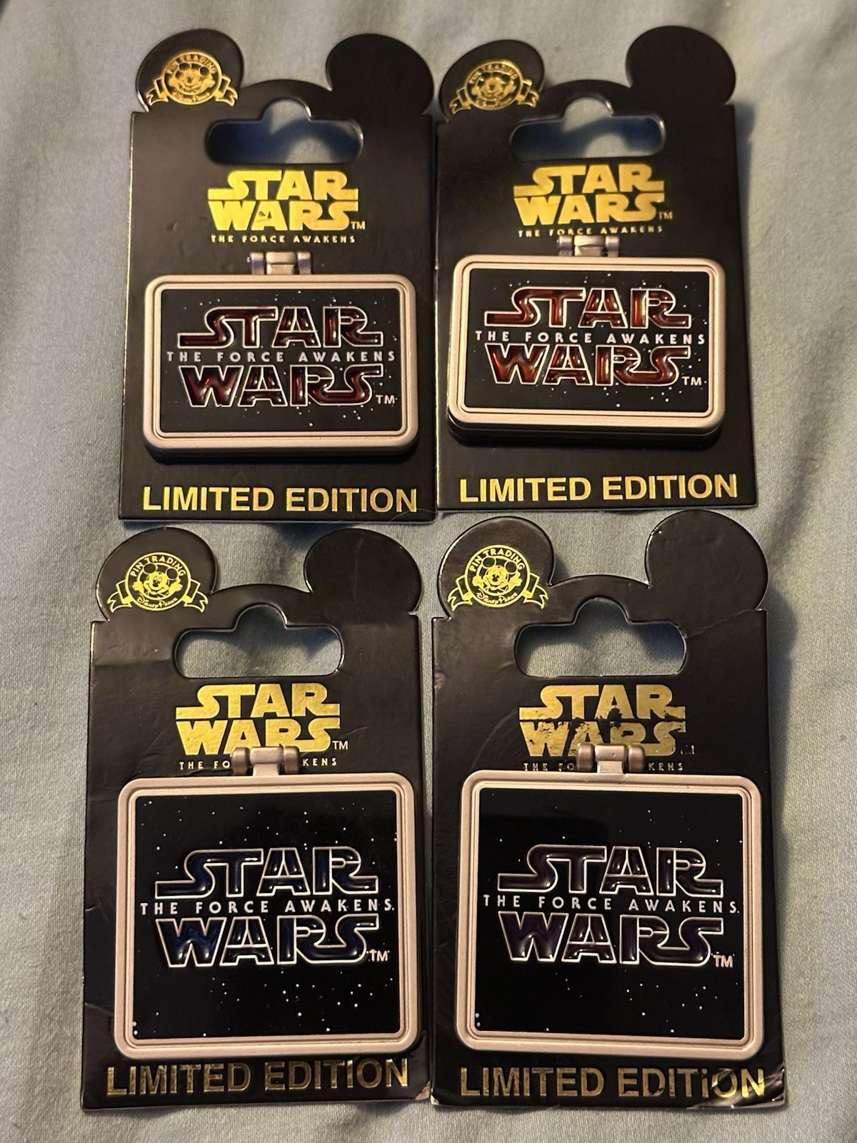 Star Wars The Force Awakens Guavian, Akbar, Han & Leia Pins LE Disney Parks