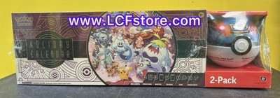Pokemon Holiday Advent Calendar 2025 Premier Ball 2-Pack Costco Bundle Sealed