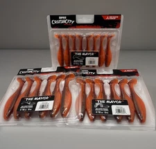 Rapala CrushCity “The Mayor” Red Craw Lures LOT OF 3 - Salt/Scent Infused NEW 🎣