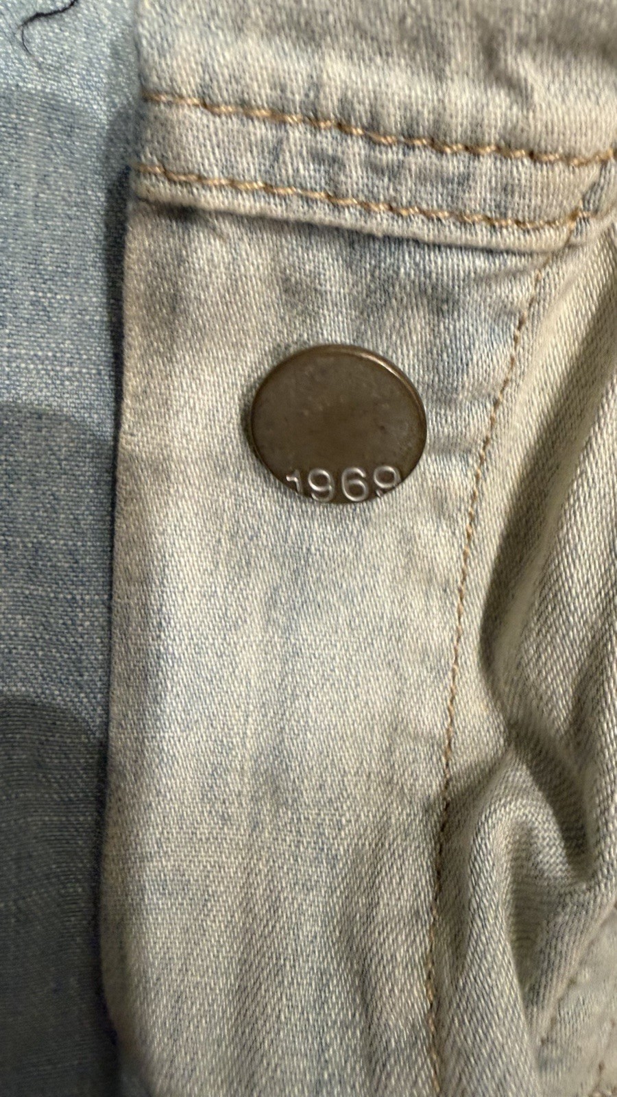 Vindicate Threads Light Blue Collared Jean Jacket… - image 13