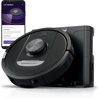 Shark Powerdetect Self-Empty Robot Vacuum for Pet Hair, HEPA, WiFi, Black