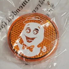 RARE VTG New Boo Berry General Mills Cereal Halloween Flashing Safety Button 3"