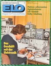 ELO Magazin 2 Feb 1978 - Zeitschrift - Elektronik Praxis Hobby - Vintage