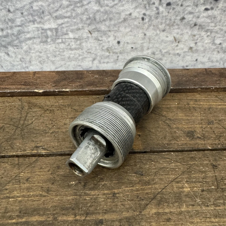 Soporte inferior cuadrado de fibra de carbono Campagnolo Record italiano 36x24T 102 mm Foto 2 de 4