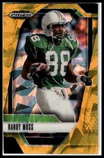 2025 Panini Prizm Draft Picks #181 Randy Moss Prizms Gold Ice