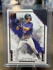 2025 Panini Impeccable Baseball #75 CHARLIE CONDON /99 Rockies