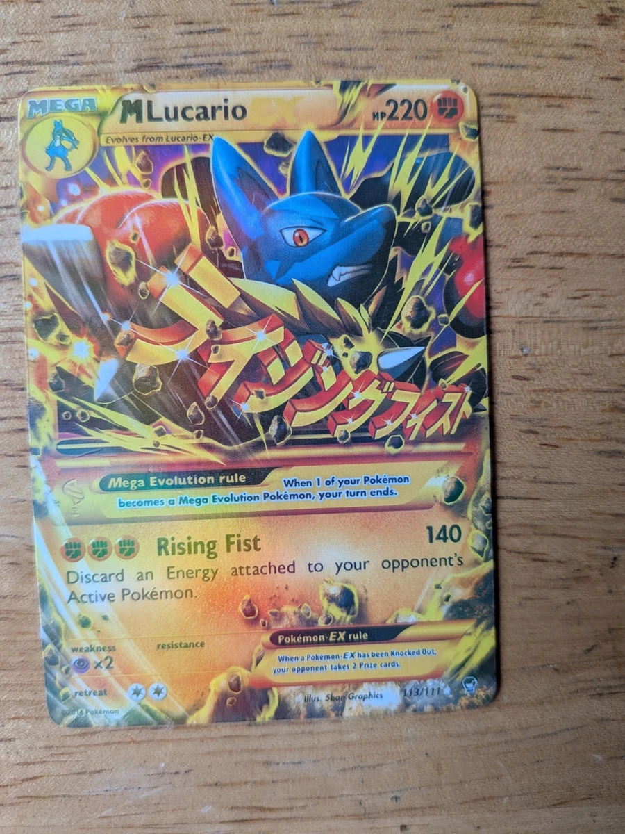 Lucario Pokémon TCG XY Individual Collectible Card Game Cards for