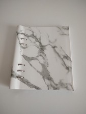 Filofax Architexture White & Grey Marble A5 Organiser With lots of pages 