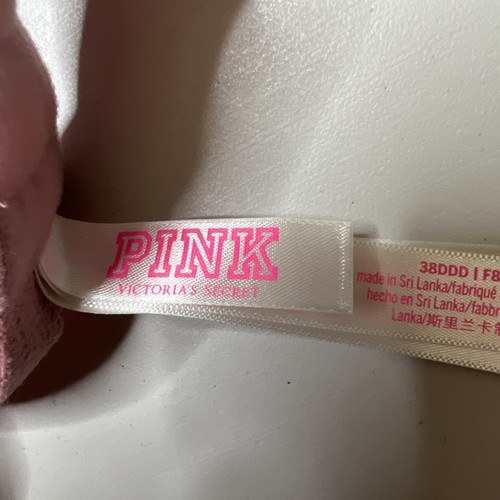 Victoria Secret Underwire Bra Women’s 38DDD Lined Padded T-Shirt Bra pink - Picture 7 of 11