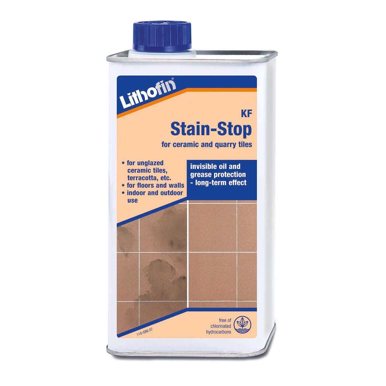 Lithofin KF Stain Stop For Ceramic & Quarry Tiles - 1 Litre