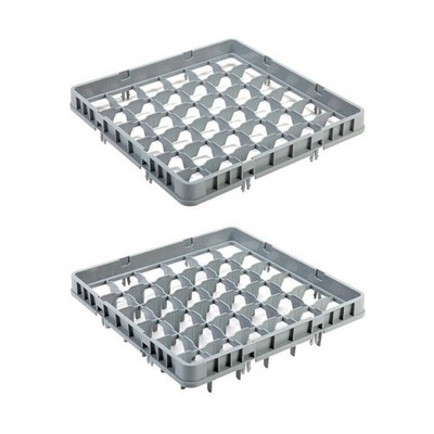 36 Fach Halb & Voll Drop Extender 50x50cm für Gewerbe Geschirrkorb