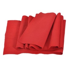 39" Elastic Cuffs Ribbed Trims Cotton Fabric Knit Rib, 8" Red