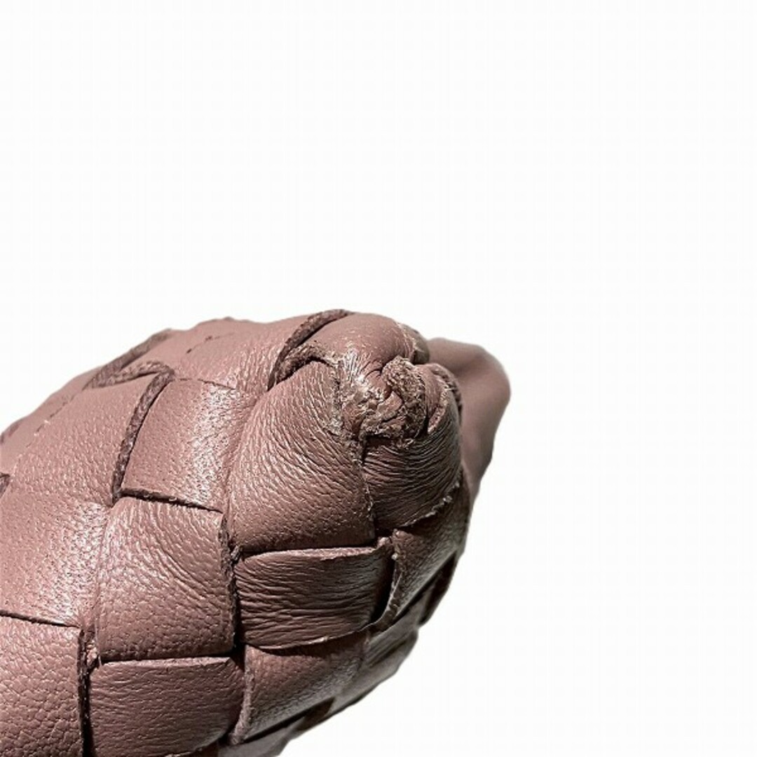 Bottega Veneta Clutch Bag Intrecciato weave Leather Pink Unisex Authentic thumbnail 8