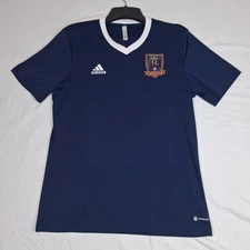 adidas Real Salt Lake RSL Soccer Jersey Men’s Size Large Blue Blank
