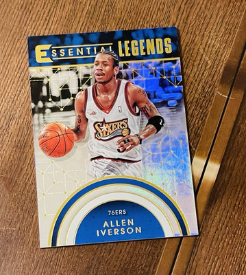 Panini 2017-18 Essentials Allen Iverson EL-8 Essential Legends 76ers NBA Card