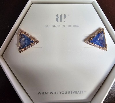 Original Earrings - Studs -Bomb Party - Blue Moonstone - The Signature Studs