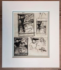 Original pencil sketch on cream paper. Attributed to Alethea Garstin