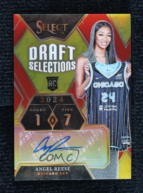 2024 Panini Select WNBA Red Prizm 66/99 Angel Reese #DSS-AR Rookie Auto RC