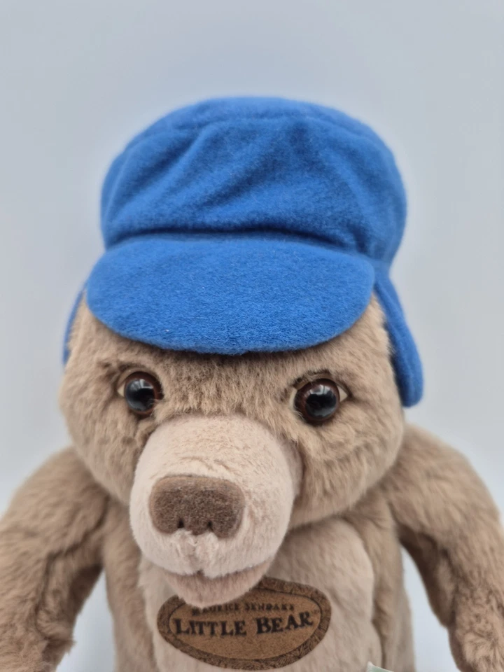 Bolsa de frijoles vintage Maurice Sendak Little Bear 8" peluche Eden 2000 nueva con etiqueta Foto 2 de 4