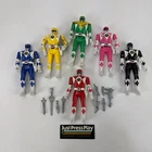 Vintage 1993 Bandai Mighty Morphin Power Rangers Auto Morph Action Figures