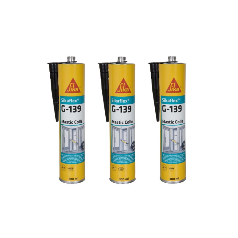 Sikaflex G 139 Sika mastic-colle noir pour stopper les fuites et fissures