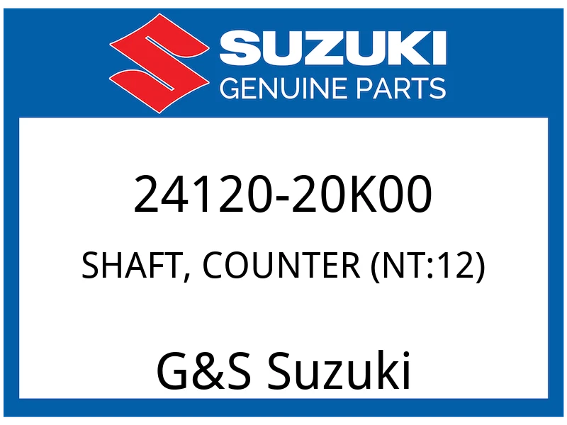 SHAFT, COUNTER (NT:12)
