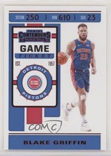 2019-20 Panini Contenders Game Ticket Red Blake Griffin #10 0i92