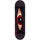 TOY MACHINE Skateboard Deck BLOODSHOT BLACK 8.125' BRAND NEW IN SHRINK