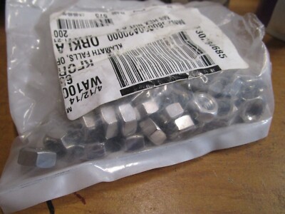 M8-1.25 DIN 934 A2-70 Stainless Steel Hex Nut QTY 50