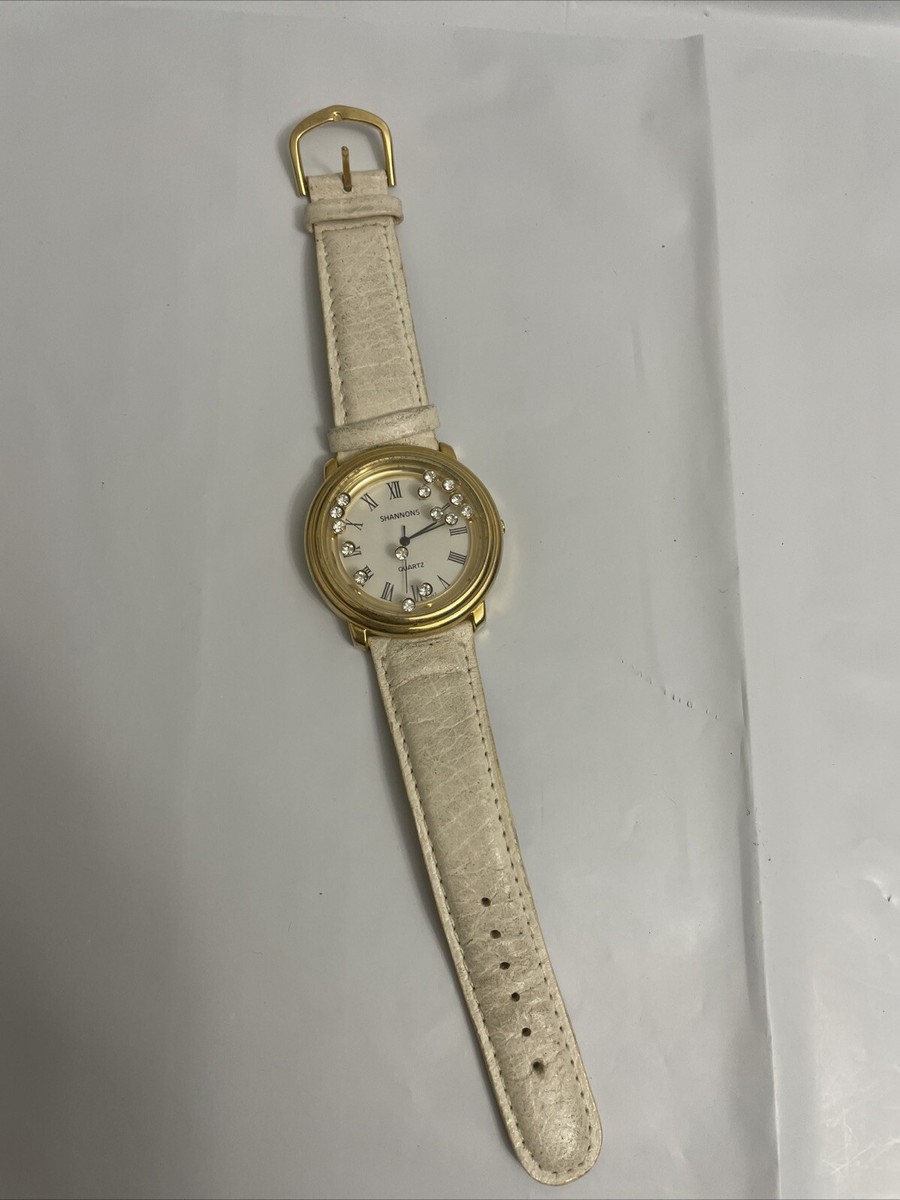 SHANNONS Ladies Watch New Battery Leather Band | eBay