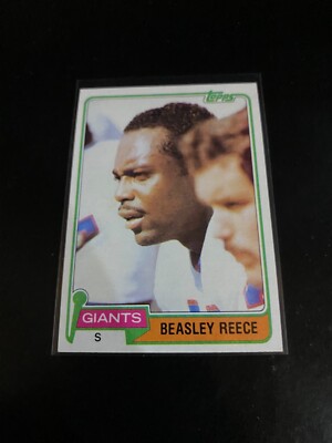 Beasley Reece 1981 Topps NM-MT Giants 504 | eBay