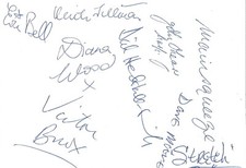 Mainsqueeze Eric Bell autographs signed 10x15 cm index card 