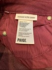 Paige Anthropologie "Sweet Wine" Purple "Vergudo Ultra Skinny” Jeans, Size 27 — photo 2