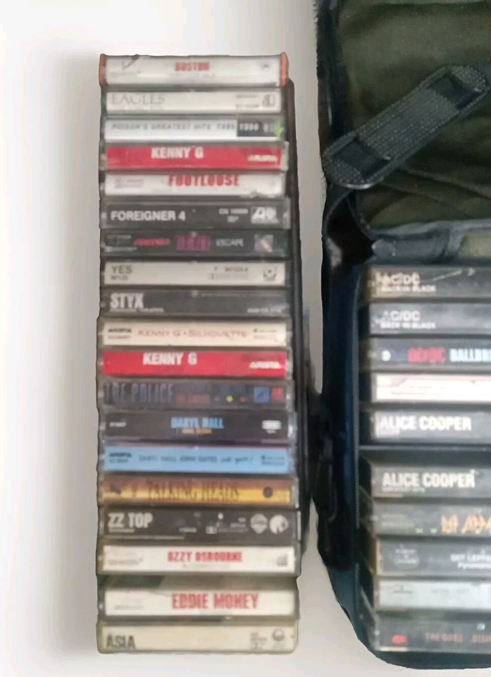 Vintage Rock 80's Cassette Tapes Lot Of 66 Pink Floyd, ACDC, Def Leppard & More - Image 4 of 4