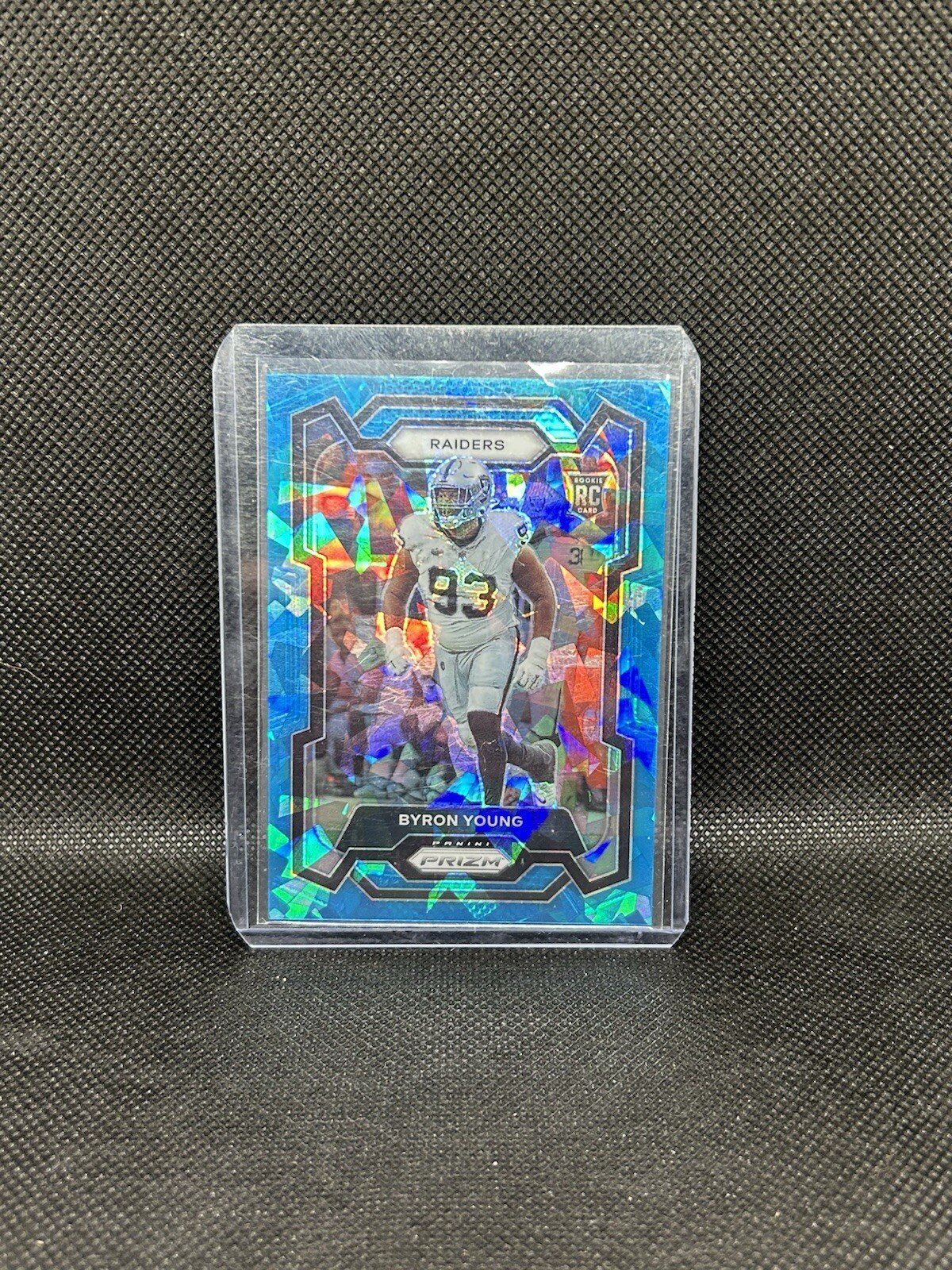Byron Young 2023 Panini Prizm Blue Ice Prizm Rookie /99 #355 RC MINT